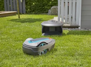 Domček pre robotické kosačky Gardena City a life