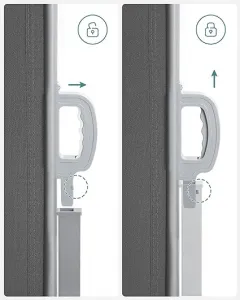 SONGMICS Bočná markíza Orrine 180x450 cm antracit