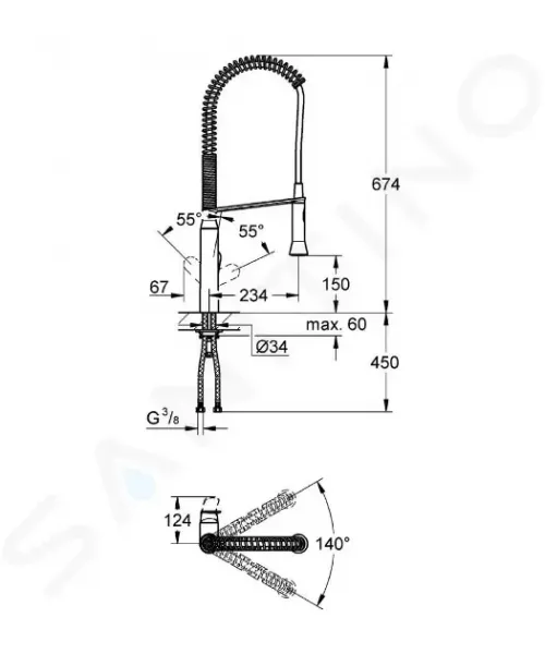 Drezová batéria stojaca  K7 32950000