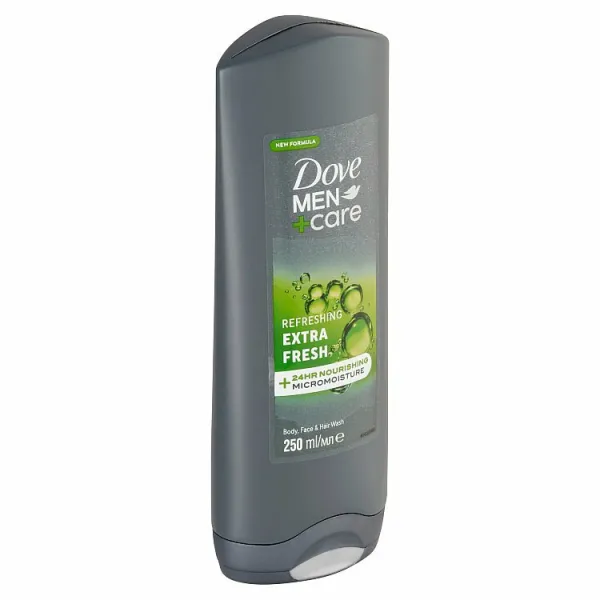 Dove Men+Care Extra Fresh sprchový gél na telo a tvár 250 ml