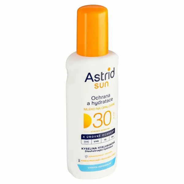 Astrid Sun Hydratačné mlieko na opaľovanie v spreji SPF 30 200 ml