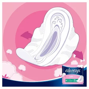 Always Platinum Normal Menštruačné Vložky s Krídelkami, 40 ks