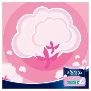 Always Platinum Normal Menštruačné Vložky s Krídelkami, 40 ks