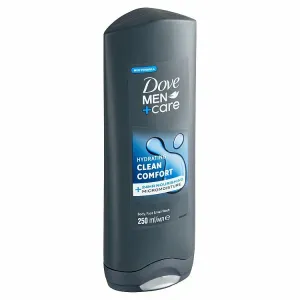 Dove Men+Care Clean Comfort sprchovací gél na telo, tvár a vlasy 250 ml