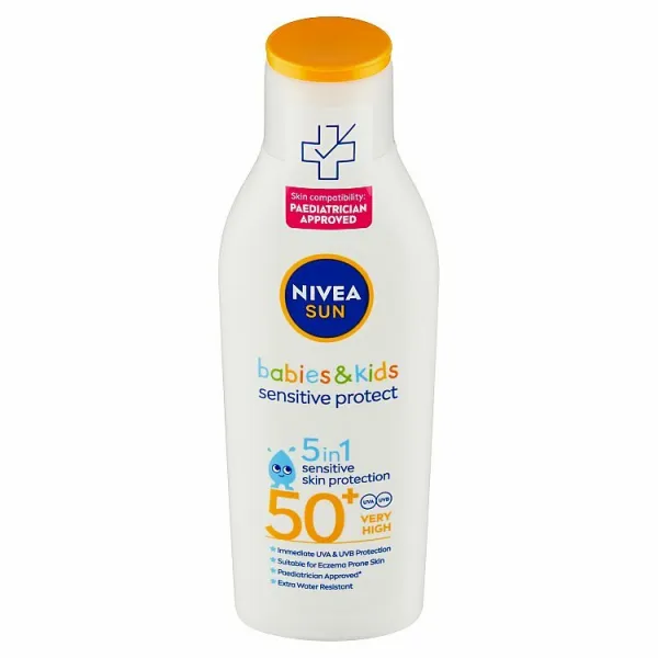 Nivea SUN Kids detské mlieko na opaľovanie SPF 50+ 200 ml