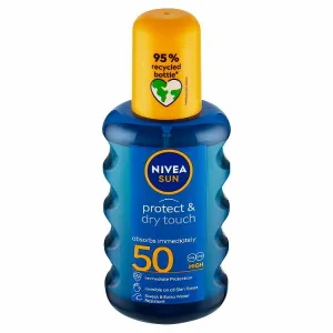 Nivea SUN Protect & Dry Touch neviditeľný sprej na opaľovanie SPF 50 200 ml