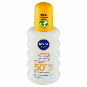 NIVEA SUN Protect & Sensitive ochranný sprej na opaľovanie SPF 50+ 200 ml