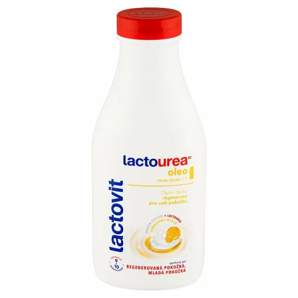 Lactovit LactoUrea Oleo regeneračný sprchový gél pre veľmi suchú pokožku 500 ml