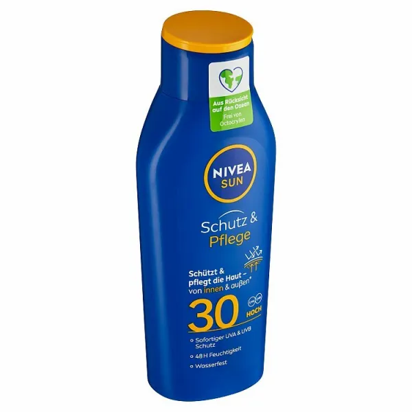 NIVEA SUN Protect & Moisture hydratačné mlieko na opaľovanie SPF 30 400 ml