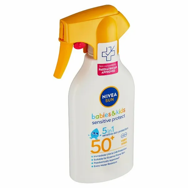 NIVEA SUN Babies & Kids detský sprej na opaľovanie SPF 50+ 270 ml