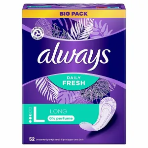 Always Daily Fresh Long, 0 % parfumov 52 ks