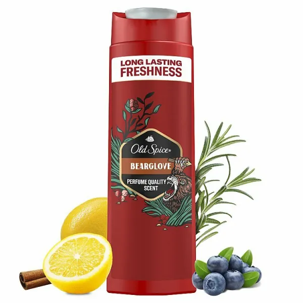 Old Spice Bearglove 3 v 1 Sprchový Gél a Šampó Pre Mužov 400ml