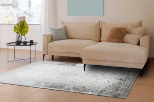 Koberec BLISS Z226AZ226 rám / ornament, krémový / sivý