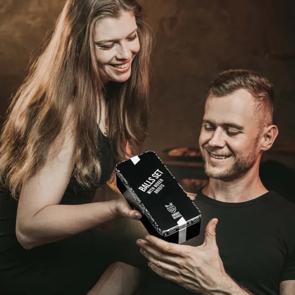 Angry Beards Komplexná starostlivosť o gule + Boxerky Velikost: S