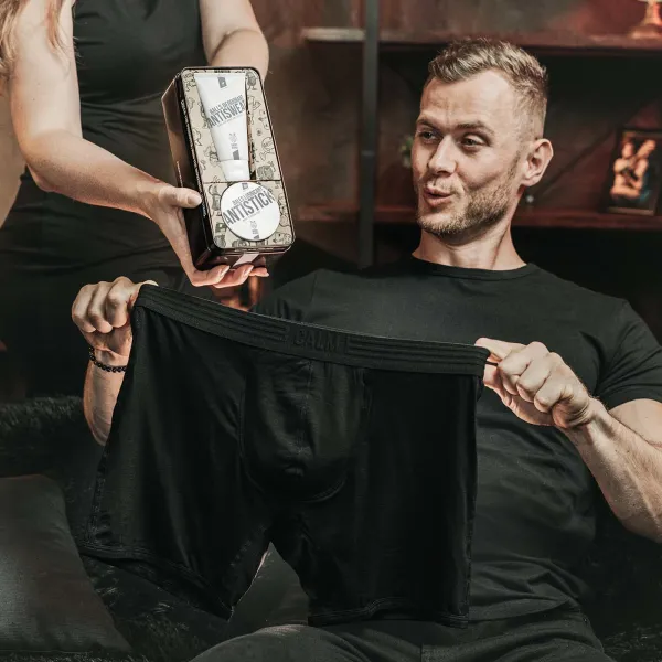 Angry Beards Komplexná starostlivosť o gule + Boxerky Velikost: S