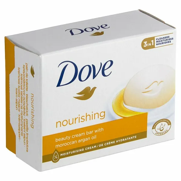 Dove Cream Oil tuhé mydlo s arganovým olejom 90 g