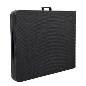 TZB Cateringový stůl RATTAN 180 cm černý