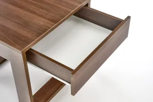HALMAR Odkládací stolek NEA SQUARE 60 cm hnědý ořech
