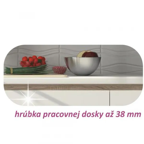 Spodná skrinka LINE D60 Tempo Kondela Biela lesk