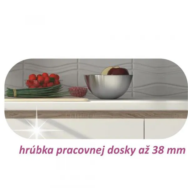 Spodná skrinka LINE D40 Tempo Kondela Biela lesk