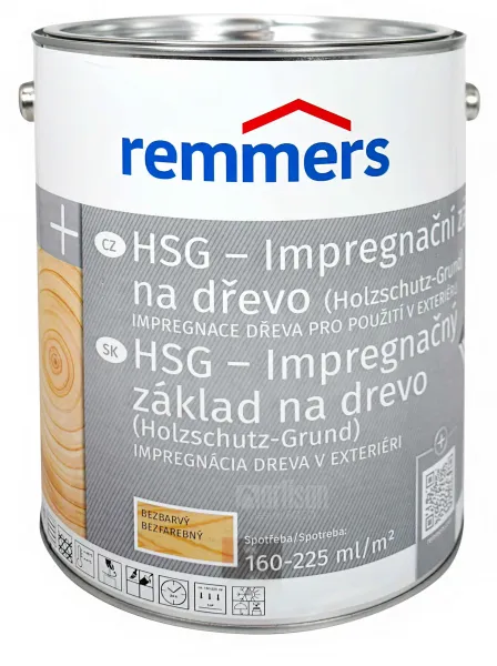 REMMERS HSG - impregnácia na drevo v exteriéri 5 l Bezfarebná