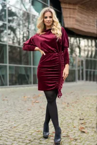 Alega Dámske šaty MILONA MAROON Farba: Bordová, Veľkosť: M
