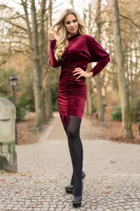 Alega Dámske šaty MILONA MAROON Farba: Bordová, Veľkosť: M