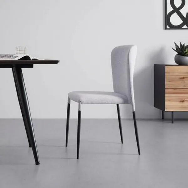 Stolička NIO svetlosivá