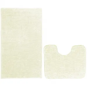 ArtFlhf Kúpeľňový set BATI | 50x80/40x50 Farba: Smotanová biela