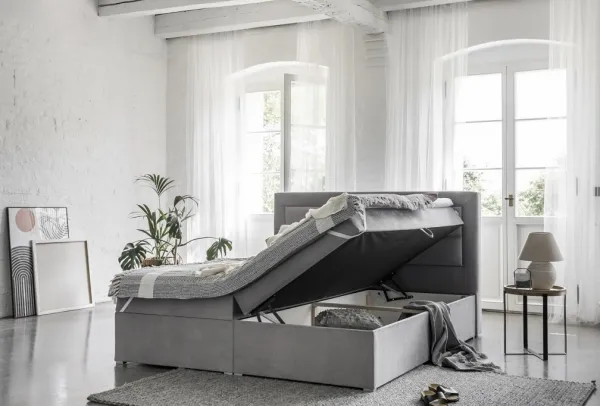 ArtElta Manželská posteľ VIVRE Boxspring | 140 x 200 cm Farba VIVRE: Dora 21