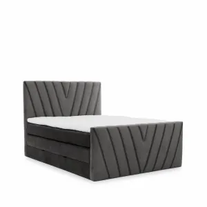 ArtElta Manželská posteľ CANDICE Boxspring | 140 x 200 cm Farba: Savoi 38