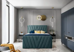 ArtElta Manželská posteľ CANDICE Boxspring | 140 x 200 cm Farba: Poco 07 