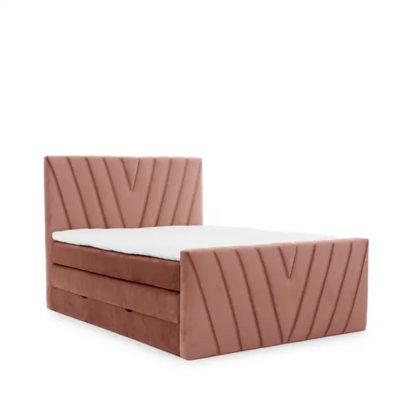 ArtElta Manželská posteľ CANDICE Boxspring | 140 x 200 cm Farba: Poco 07 