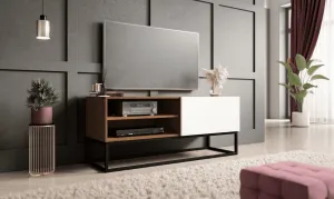 ArtElta TV stolík AVORIO Farba: Dub artisan / biely lesk