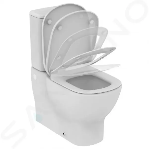 Ideal Standard Tesi - Kombi WC s AQUABLADE®, biela T008201