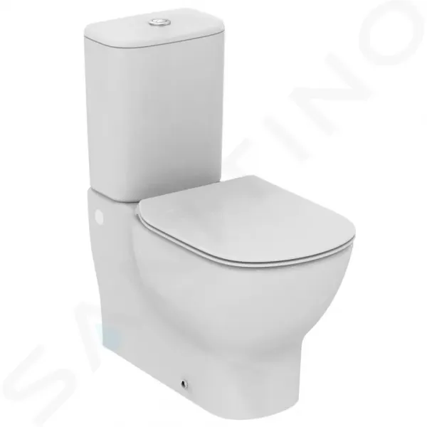 Ideal Standard Tesi - Kombi WC s AQUABLADE®, biela T008201