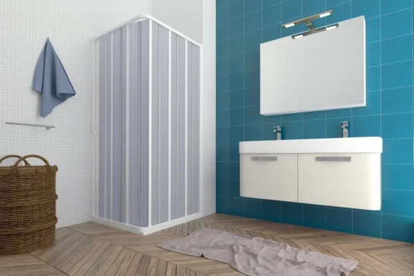 FORTE - Sprchová zástena FLEX - VENERE NEW - Rozmer A - 80, Rozmer B - 80, Rozmer C - 185, Typ otvárania - Zatváranie na stranu OLBBXF110001