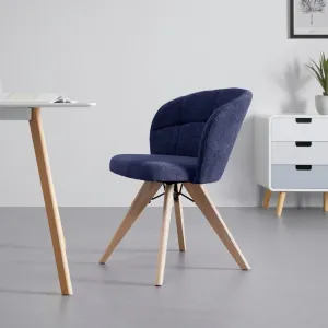 Otočná jedálenská stolička MAXY modrá