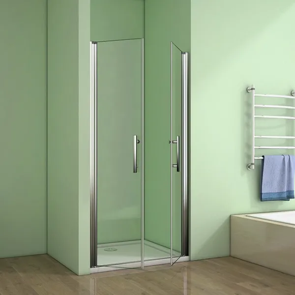 H K - Sprchové dvere MELODY D2 85 dvojkrídlové 81-85 x 195, číre sklo SE- MELODYD285