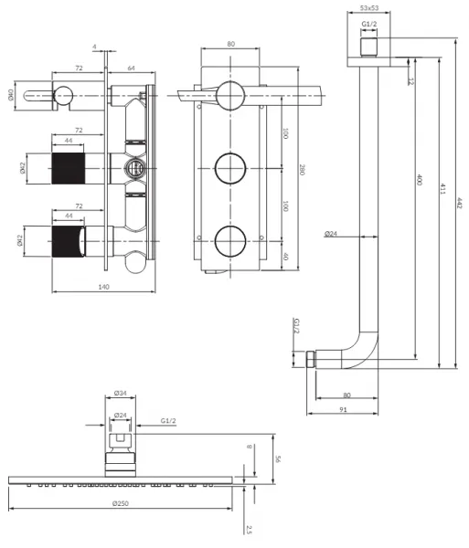 Omnires SYSCT10CPB