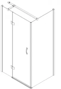 GELCO - Legro štvorcová sprchová zástena 1200x1200 L/P varianta GL1112GL5612