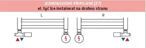 HOPA - SINGLE-SET, jednobodový ventil (Z7) - Farba - Chróm, Variant - Pravá RDSINGLESETRC