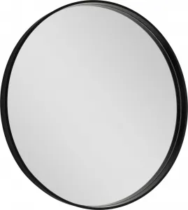 OLSEN SPA - Zrkadlo bez osvetlenia REISA BLACK - Priemer - 60 cm OLNZREI60B