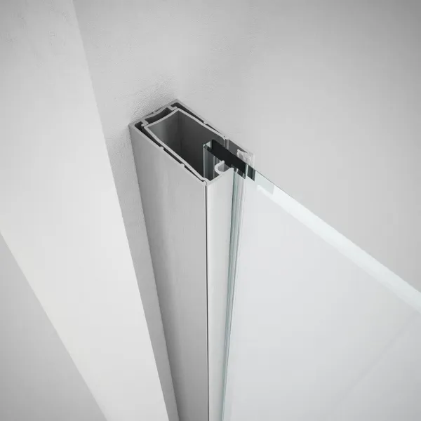 FORTE - Sprchovací kút 80x80, DECO N2B+F1S - FARBA rámu - Hliník ossidato, Rozmer A - 80, Rozmer B - 80, Rozmer C - 200, Výplň - Číre bezpečnostné sklo - 6 mm BDE8080348103