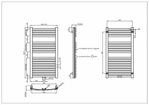 Invena UG-02-100-A 540 mm x 1000 mm grafitová