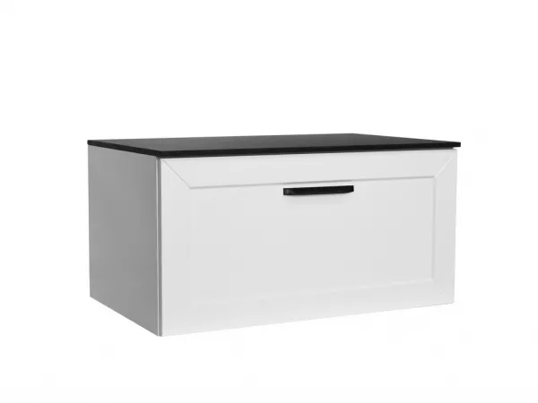 BESCO - Spodná skrinka DEXA biela matná - Farba - Biela, Madlá - Čierna, Rozmer A - 60 cm, Rozmer B - 50 cm, Rozmer C - 40 cm NASUD654BC