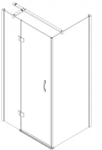 GELCO - Legro obdĺžniková sprchová zástena 1100x1200 L/P varianta GL1111GL5612