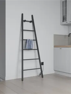 Instalprojekt - Elektrický sušiak ESCADA 2 - Farba radiátora - Čierna matná, Rozmer radiátora - 600 x 1600 mm, výkon 160 W RADESCE231