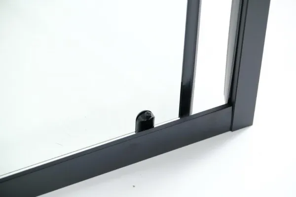 OLSEN SPA - Sprchové dvere do niky TREOS NEW BLACK - FARBA rámu - Čierna matná, Rozmer A - 100, Smer zatvárania - Univerzálne Ľavé / Pravé, Výplň - Číre bezpečnostné sklo - 6 mm OLBTREO100BC