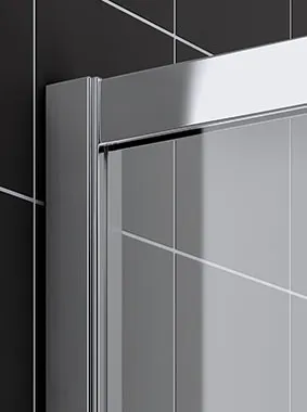 Kermi Posuvné dvere Cada XS D2L 1200x2000 1160-1210 STR.LESK číre+Clean CKD2L12020VPK